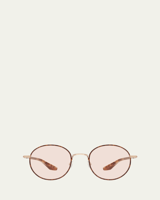 Caster Round Titanium Sunglasses